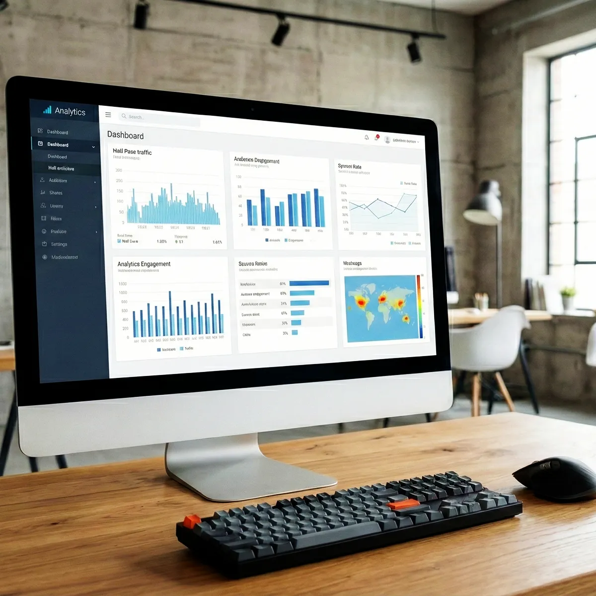 ホームページのアナリティクス解析画像