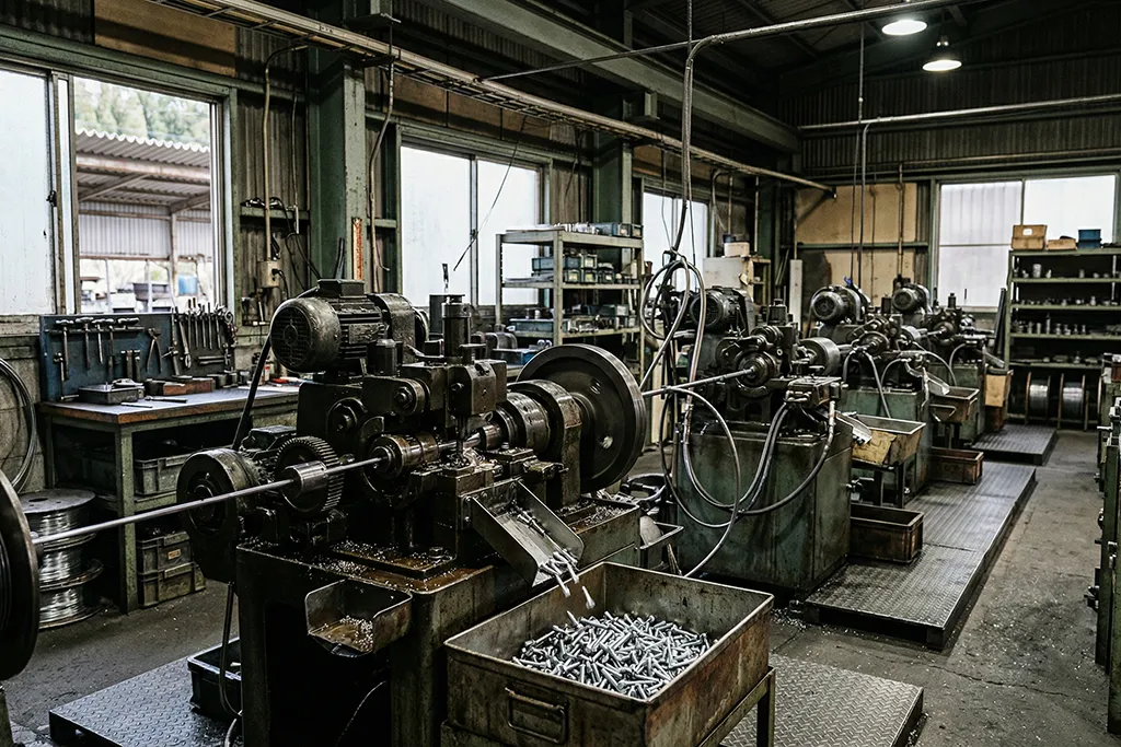 ねじ製造町工場のイメージ画像